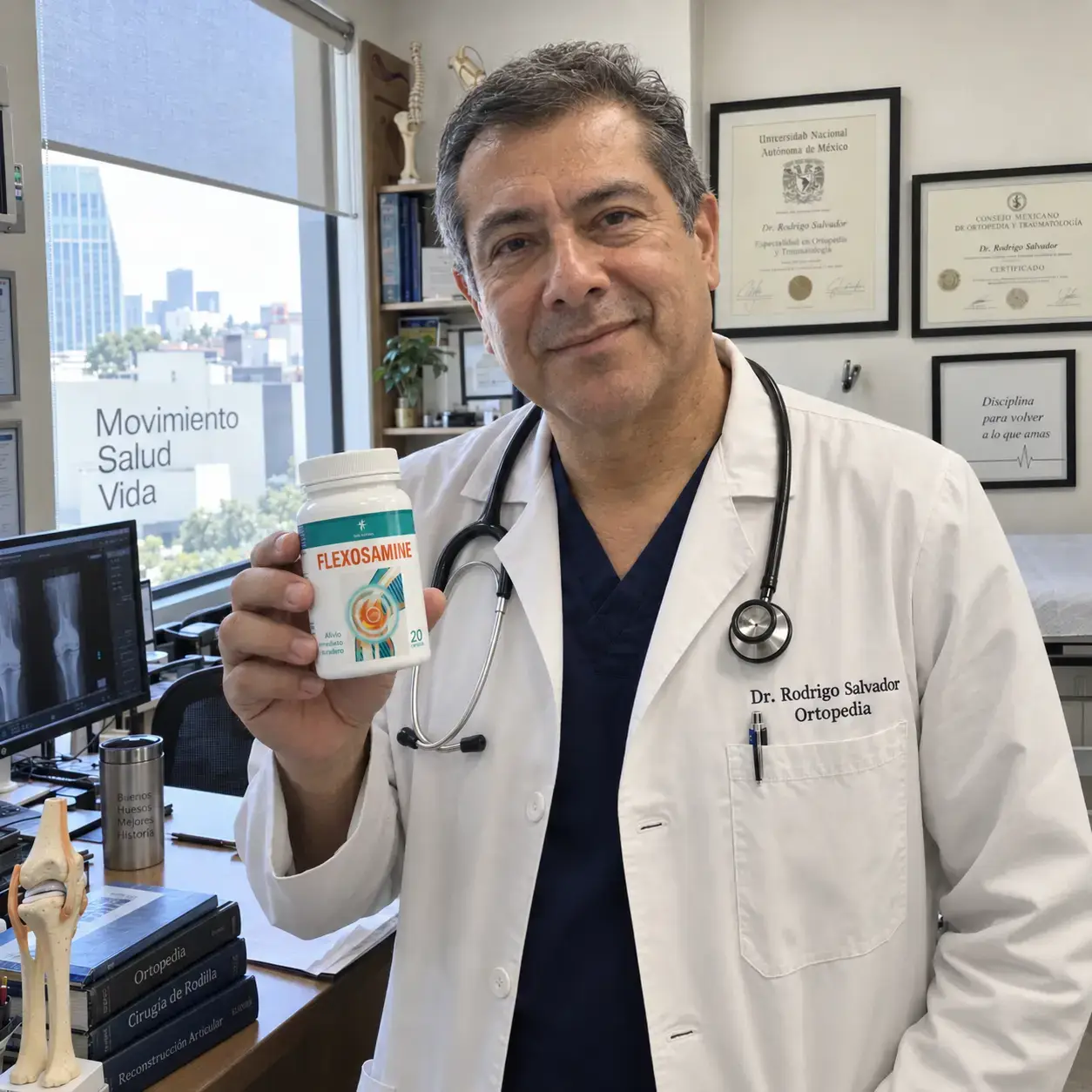 Flexosamine en manos del médico